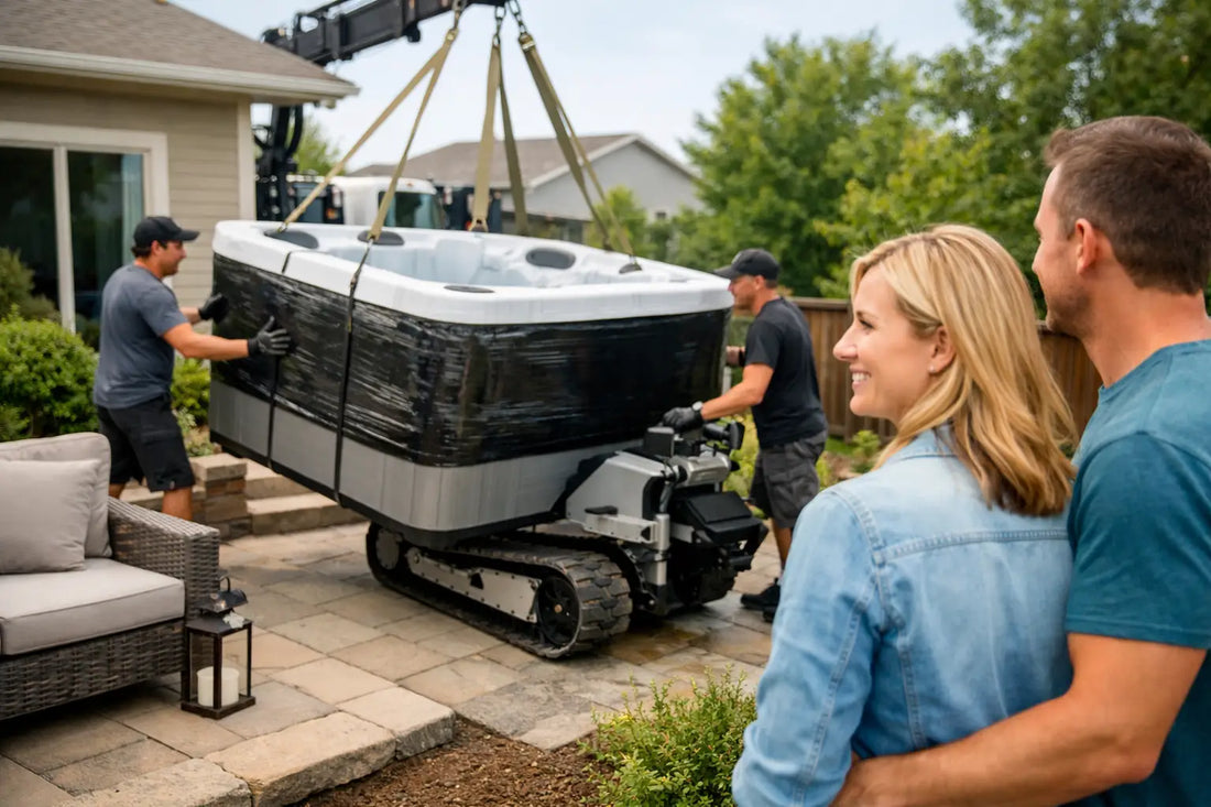 Portable Spa Delivery Access Made Easy