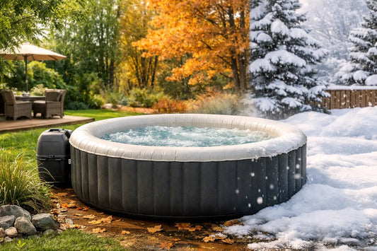 Can Inflatable Spas Stay Outside Year-Round?