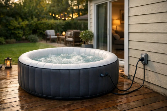 Portable Hot Tub on Household Power