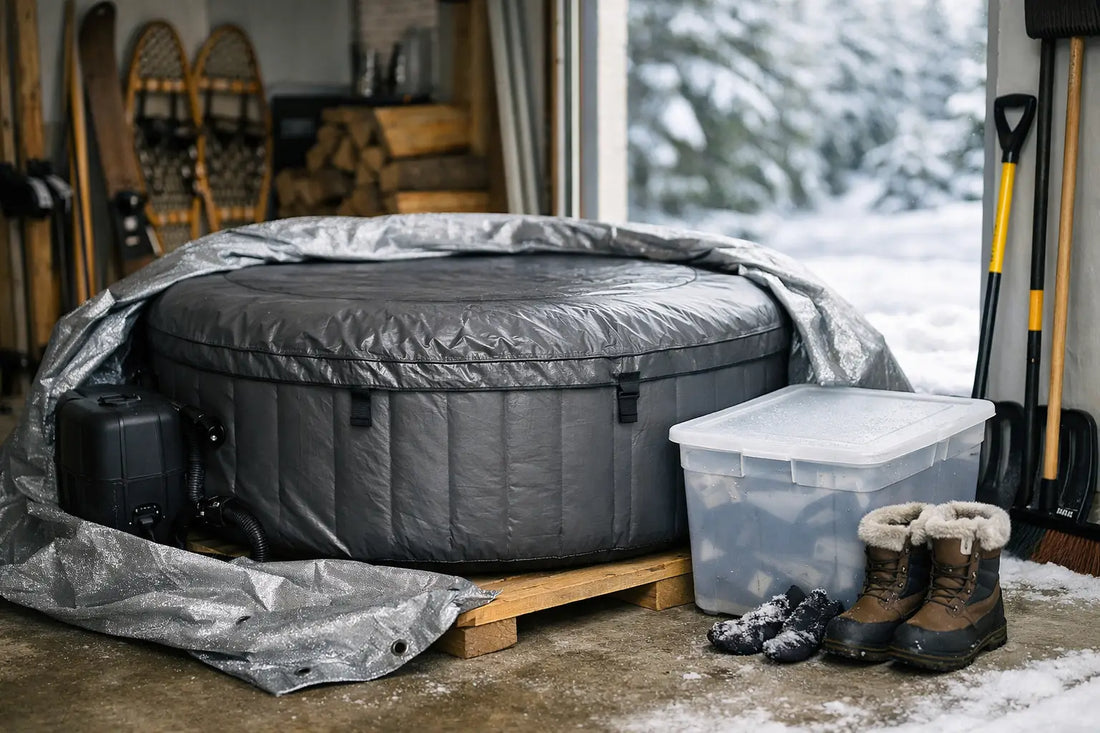 How to Store Your Inflatable Spa Safely in Winter