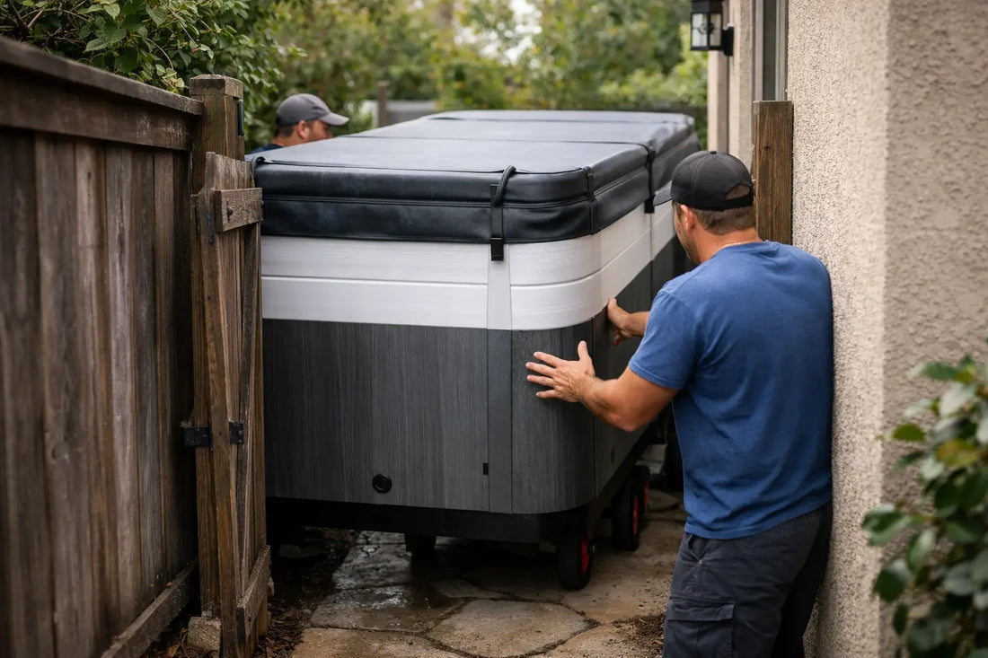 Will a Spa Fit Through a Narrow Gate?